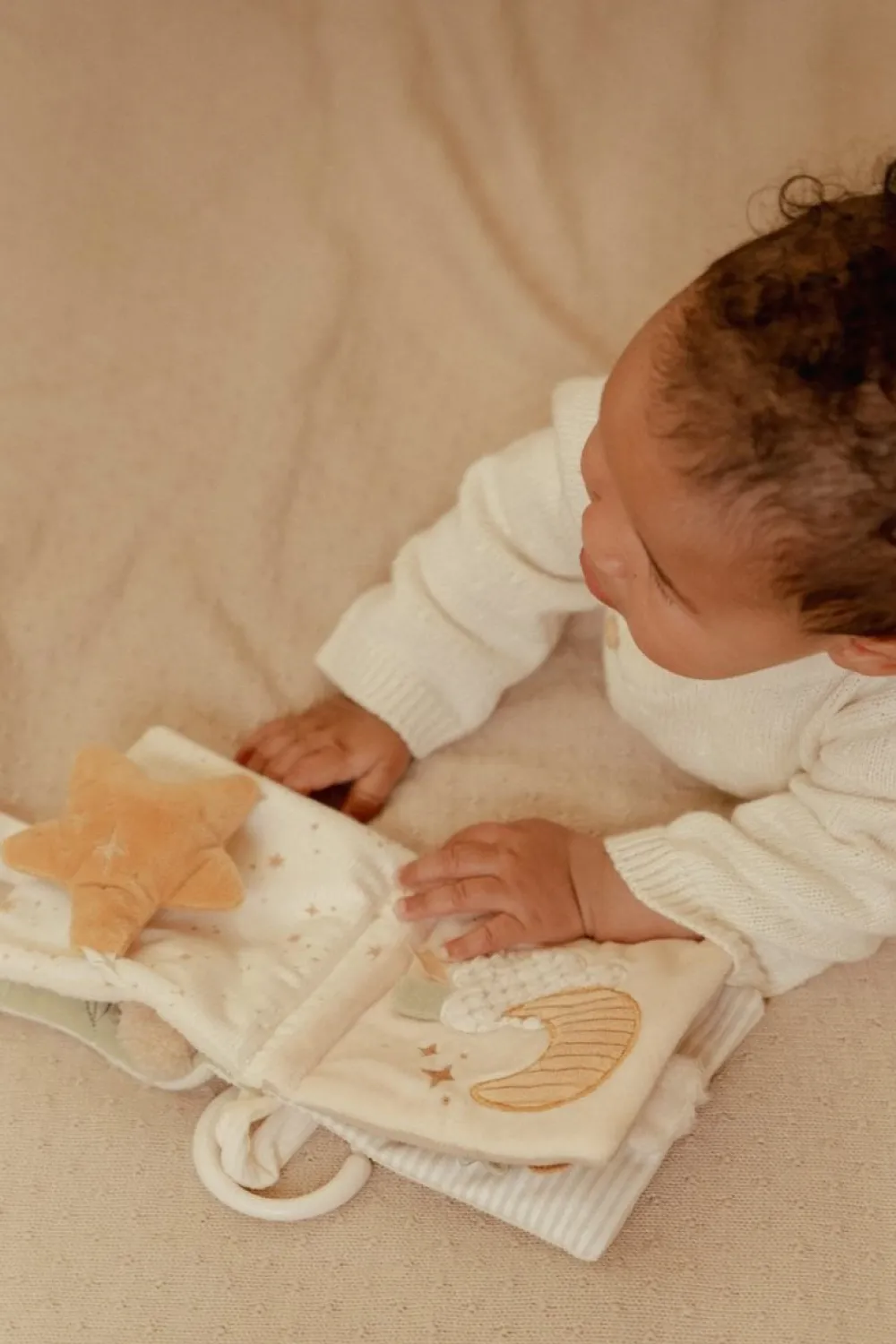 Little Dutch Librito Blando Actividades anilla Newborn Naturals ·*Niños Libros De Tela Para Bebés|Libros De Tela Para Bebés