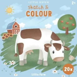 Little Dutch Libro colorear Pequeña Granja ·*Niños Juegos De Viaje