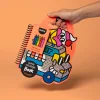 Omy Libro con pinturas y pegatinas Yummi ·*Niños Juegos De Viaje