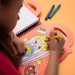 Omy Libro con pinturas y pegatinas Yummi ·*Niños Juegos De Viaje