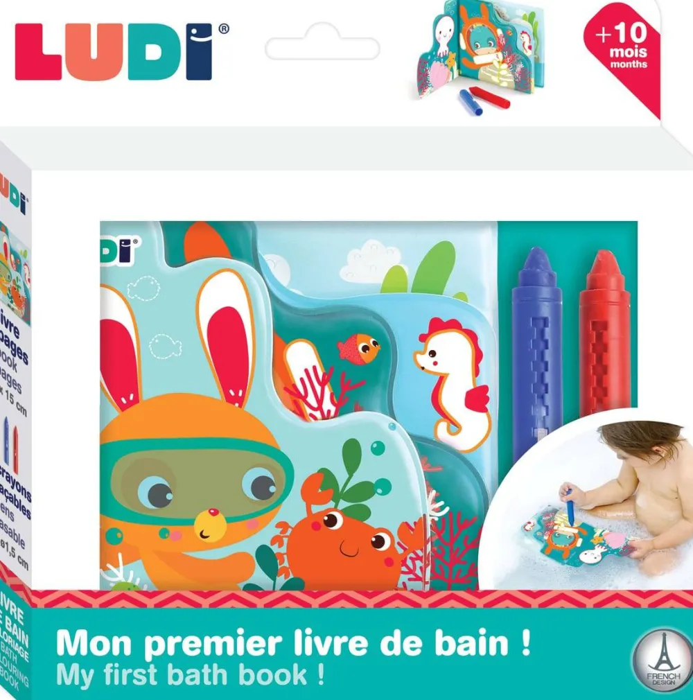Ludi Libro de baño para colorear ·*Niños Libros Para Colorear|Libros Para Colorear