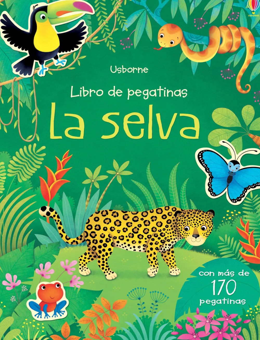 Usborne Libro de pegatinas · La Selva* Libros De Pegatinas