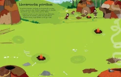 Usborne Libro de pegatinas · Los cavernícolas* Libros De Pegatinas
