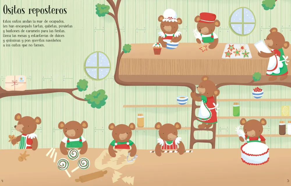 Usborne Libro de pegatinas · ¡Ya casi es Navidad!*Niños Libros De Navidad Para Niños|Libros De Pegatinas