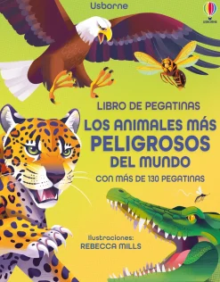 Usborne Libro de pegatinas Los animales mas peligrosos del mundo* Libros De Pegatinas