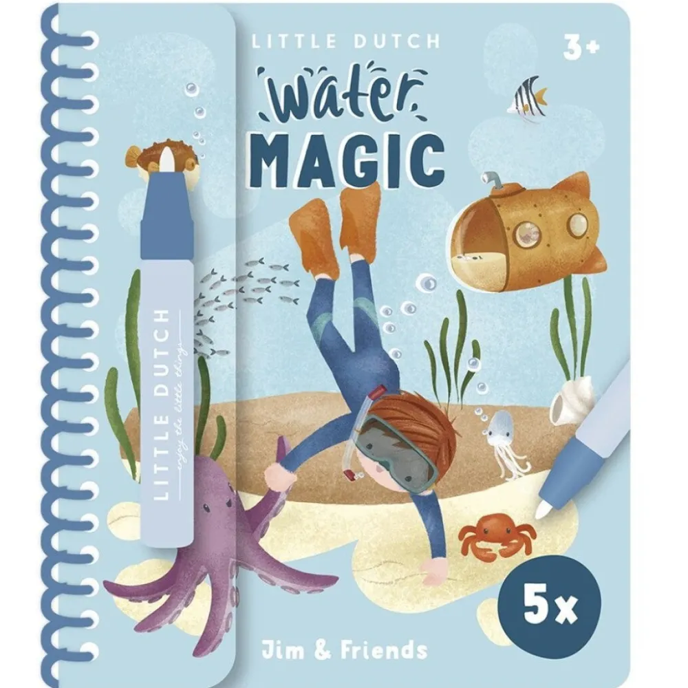Little Dutch Libro mágico colorear Jim & Friends ·*Niños Juegos De Viaje