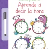 Usborne Libro Pizarra · Aprendo a decir la hora*Niños Libros Pizarra De Usborne|Juegos De Viaje