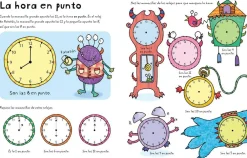 Usborne Libro Pizarra · Aprendo a decir la hora*Niños Libros Pizarra De Usborne|Juegos De Viaje