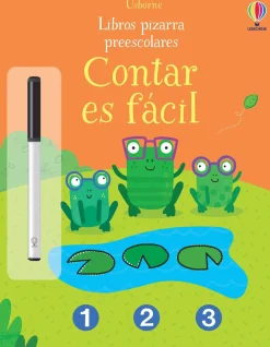 Usborne Libro Pizarra · Contar es fácil*Niños Libros Pizarra De Usborne|Juegos De Viaje