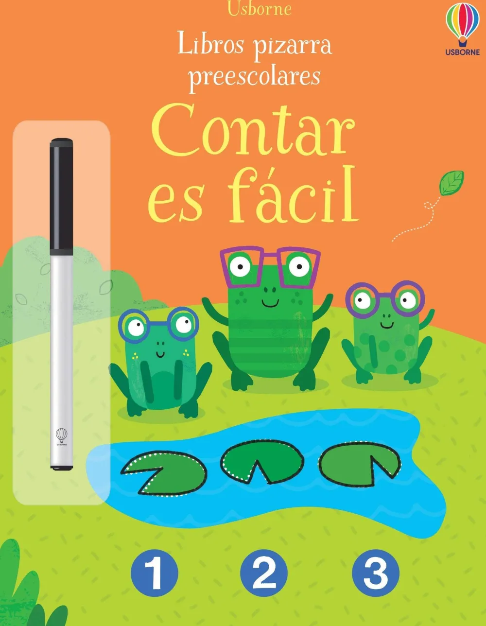 Usborne Libro Pizarra · Contar es fácil*Niños Libros Pizarra De Usborne|Juegos De Viaje