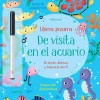 Usborne Libro Pizarra · De visita en el acuario*Niños Libros Pizarra De Usborne|Juegos De Viaje