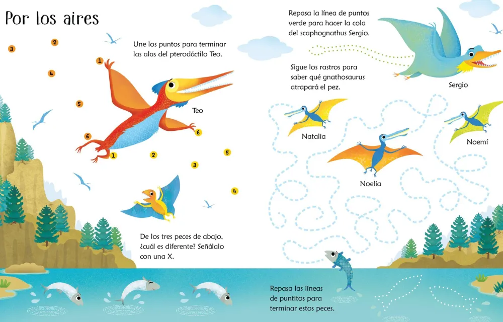 Usborne Libro Pizarra · El mundo de los dinosaurios*Niños Libros Pizarra De Usborne|Juegos De Viaje
