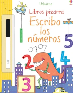 Usborne Libro Pizarra · Escribo los números*Niños Libros Pizarra De Usborne|Juegos De Viaje