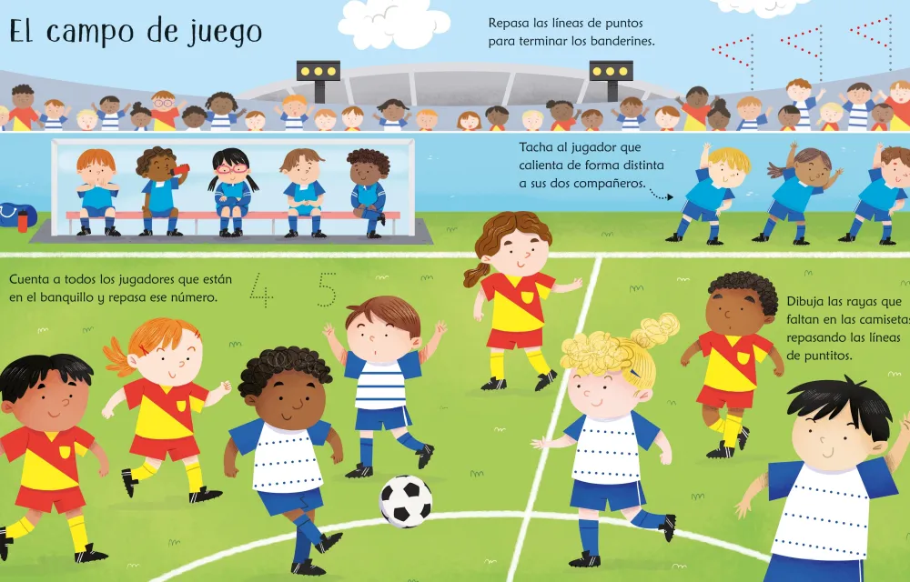 Usborne Libro Pizarra · Juego al Futbol*Niños Libros Pizarra De Usborne|Juegos De Viaje