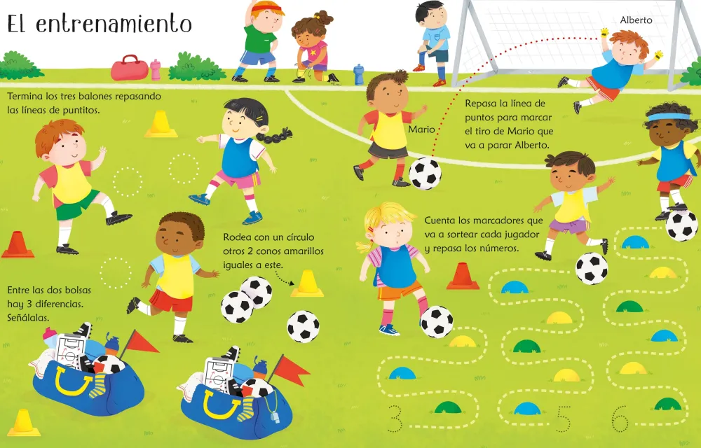 Usborne Libro Pizarra · Juego al Futbol*Niños Libros Pizarra De Usborne|Juegos De Viaje