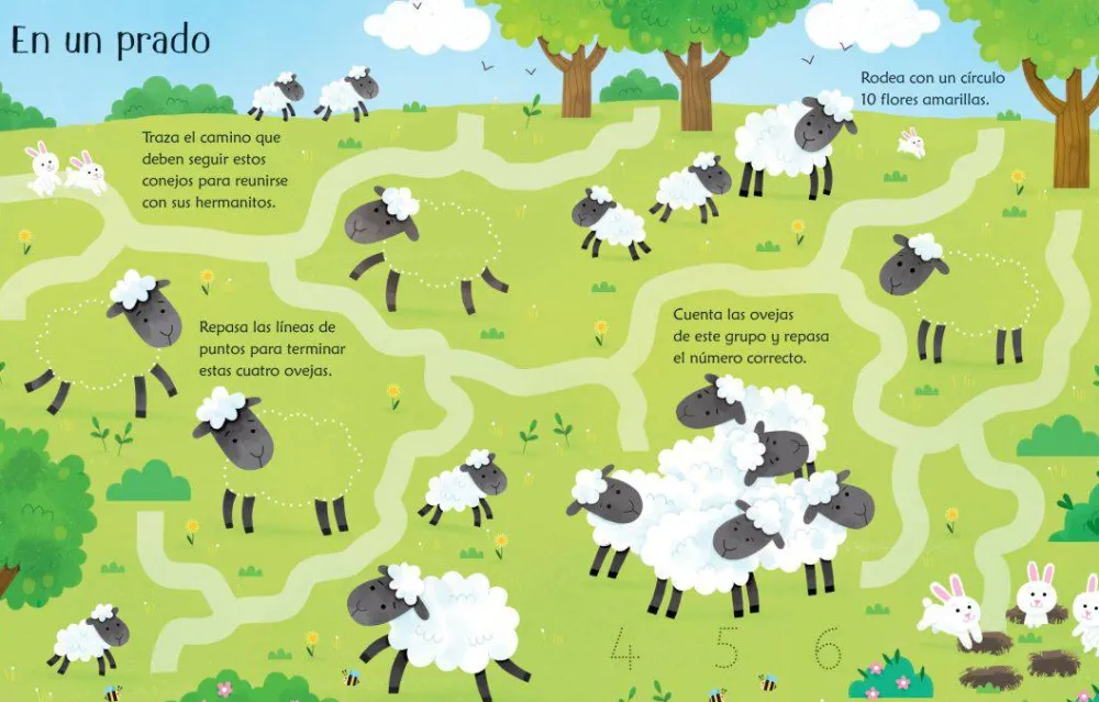 Usborne Libro Pizarra · Me divierto en primavera*Niños Libros Pizarra De Usborne|Juegos De Viaje