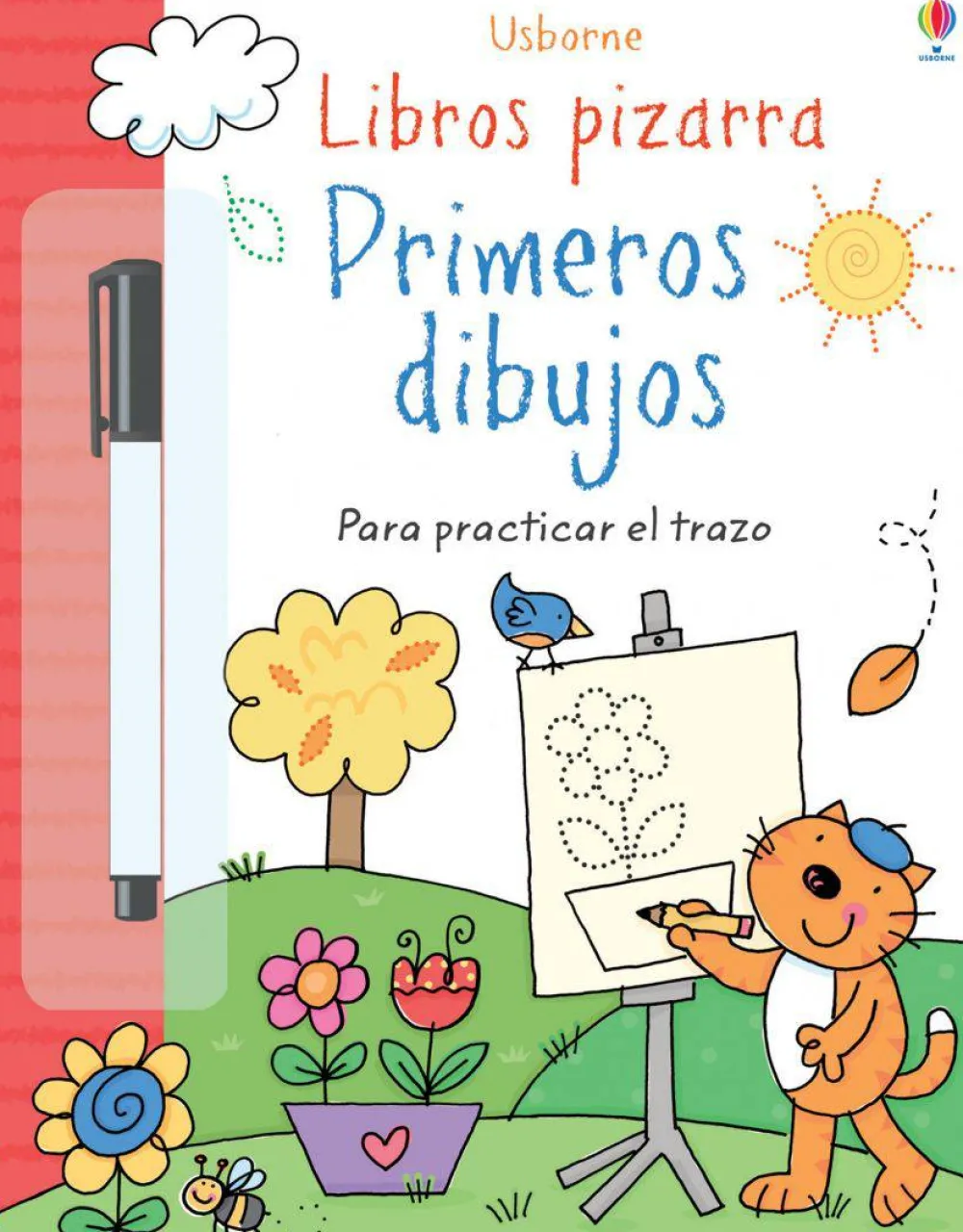 Usborne Libro Pizarra · Primeros dibujos*Niños Libros Pizarra De Usborne|Juegos De Viaje