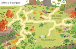 Usborne Libro Pizarra · Vamos al bosque*Niños Libros Pizarra De Usborne|Juegos De Viaje