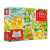 Usborne Libro Puzzle · En el Zoo*Niños Puzzles 100 Piezas|Puzzles Con Libro