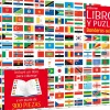 Usborne Libro Puzzle Banderas del Mundo*Niños Puzzles 300 Piezas|Puzzles Con Libro