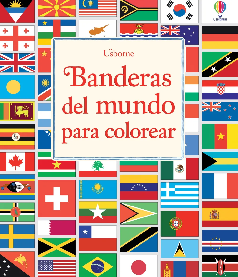 Usborne Libro Puzzle Banderas del Mundo*Niños Puzzles 300 Piezas|Puzzles Con Libro