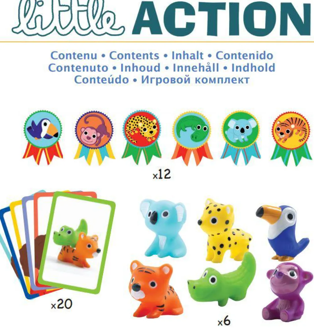 Djeco Little Action ·*Niños Djeco|Juegos De Mesa Competitivos
