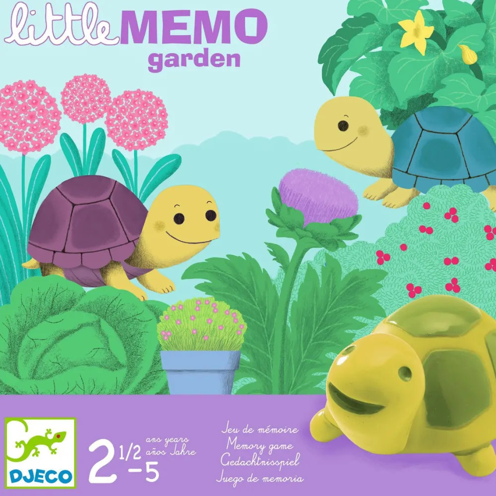 Djeco Little Memo Garden ·*Niños Djeco|Juegos De Mesa Competitivos