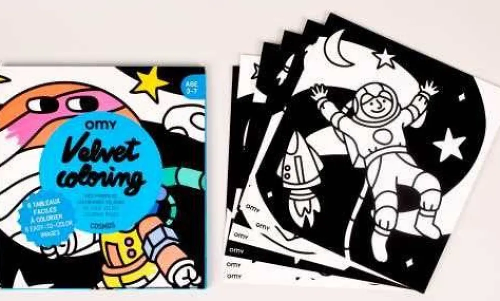 Omy Lámina de Terciopelo Cosmos ·*Niños Juegos De Viaje