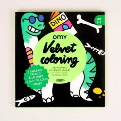 Omy Lámina de Terciopelo Dinos ·*Niños Juegos De Viaje