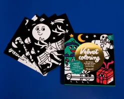 Omy Lámina de terciopelo Ho Ho Ho ·*Niños Kits Manualidades Navidad|Libros Para Colorear