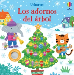 Usborne Los adornos del árbol*Niños Libros De Navidad Para Niños|Libros Musicales Y Con Sonido