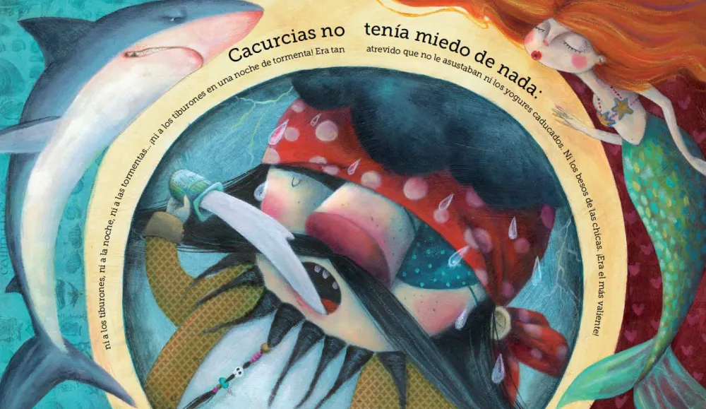 Nubeocho Los miedos del Capitán Cacurcias* Libros Sobre Emociones|Álbumes Ilustrados Infantiles