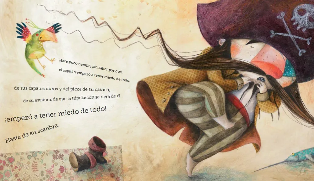 Nubeocho Los miedos del Capitán Cacurcias* Libros Sobre Emociones|Álbumes Ilustrados Infantiles