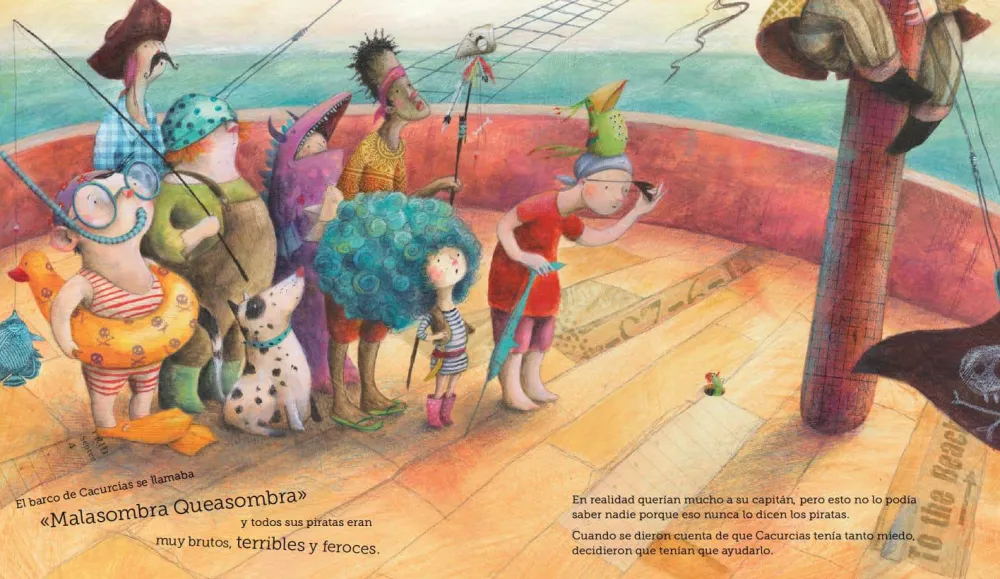 Nubeocho Los miedos del Capitán Cacurcias* Libros Sobre Emociones|Álbumes Ilustrados Infantiles