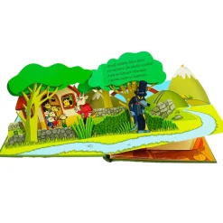 Combel Los siete cabritillos y el lobo (pop-up)* Libros Pop-Up|Álbumes Ilustrados Infantiles