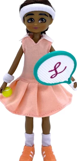 Lottie Dolls Lottie · Conjunto accesorios Club de Tenis*Niños Muñecas Lottie
