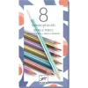Djeco Lápices Metálicos (8 ud) ·*Niños Bolis, Lápices Y Rotus