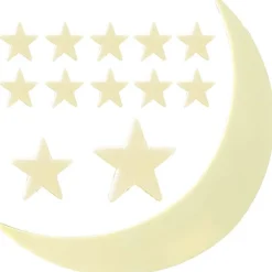 4M Luna y Estrellas Brillantes en la Oscuridad ·*Niños Juguetes Stem