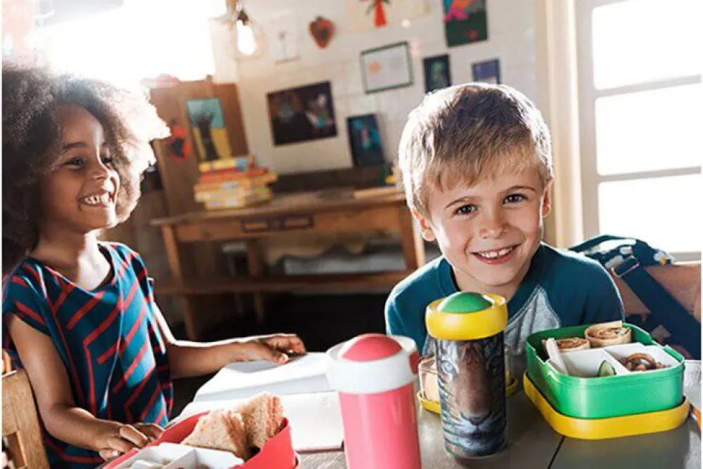 Mepal Lunch Box Campus Blue ·* Cajas De Almuerzo Infantil·Con Compartimentos