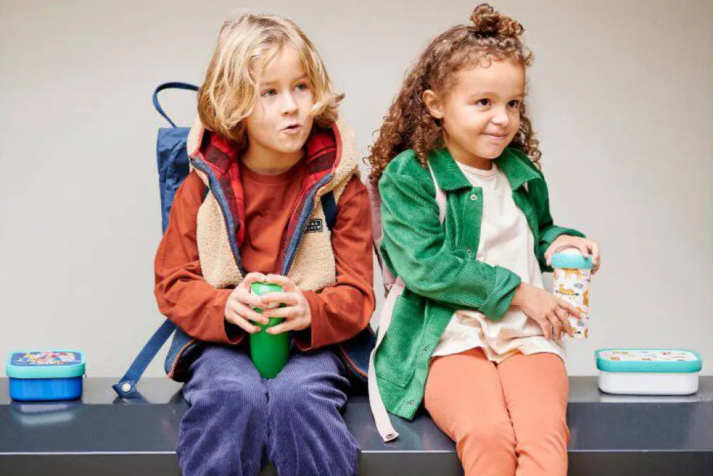 Mepal Lunch Box Campus Blue ·* Cajas De Almuerzo Infantil·Con Compartimentos
