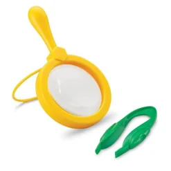 Learning Resources Lupa con pinzas ·*Niños Juguetes Stem