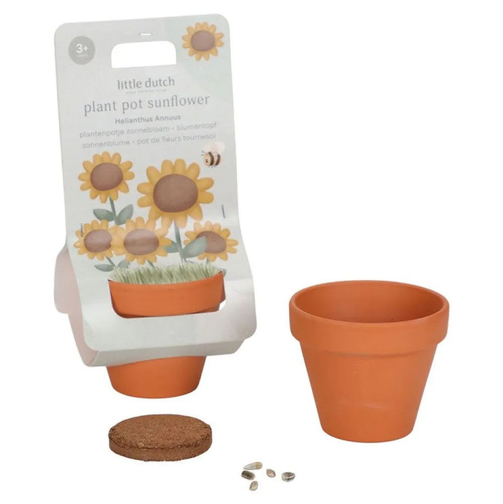 Little Dutch Maceta planta un Girasol ·*Niños Juguetes De Toda La Vida