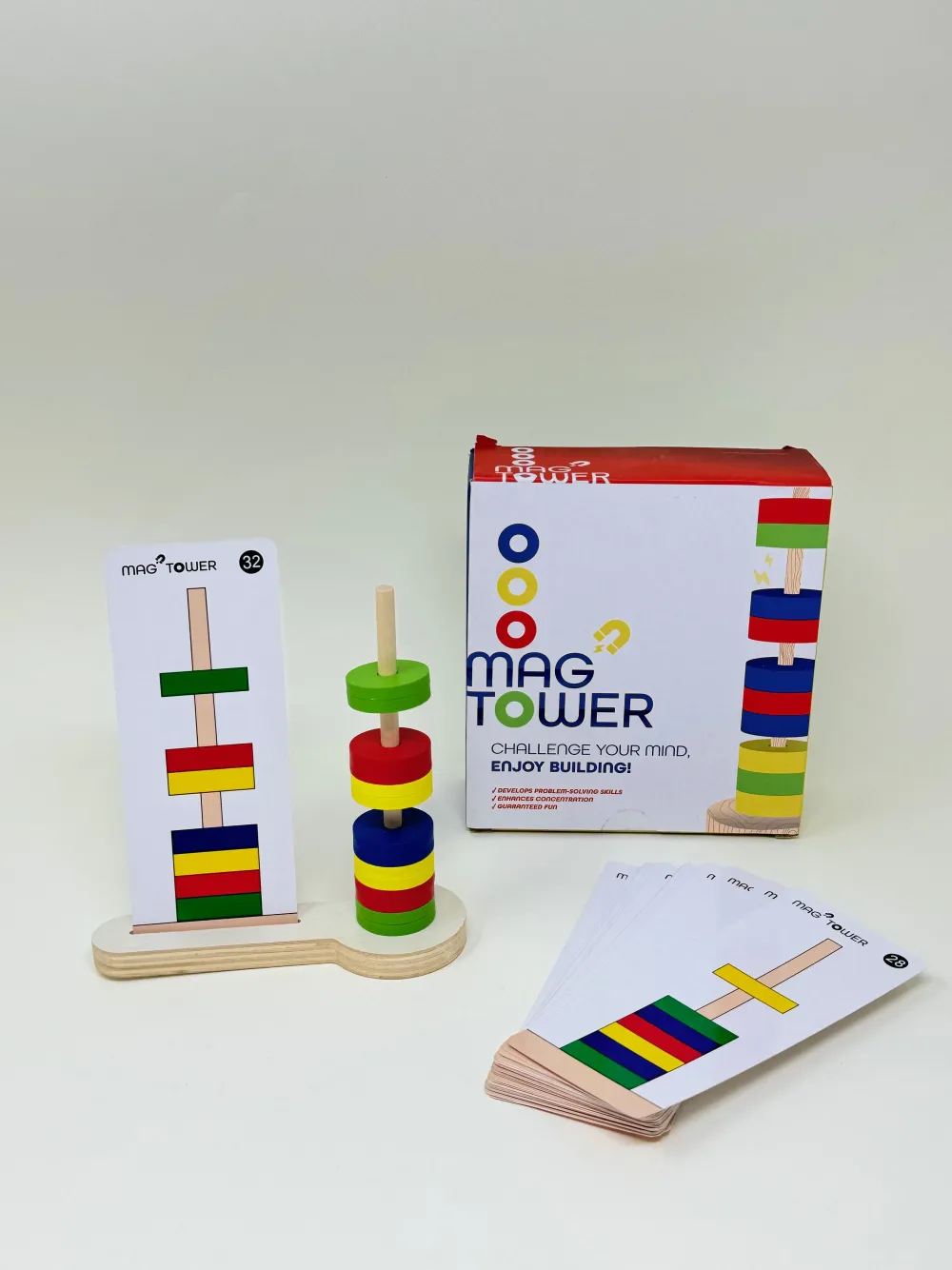 Juega Conmigo Mag Tower*Niños Juegos De Mesa Competitivos|Juegos De Mesa Cooperativos