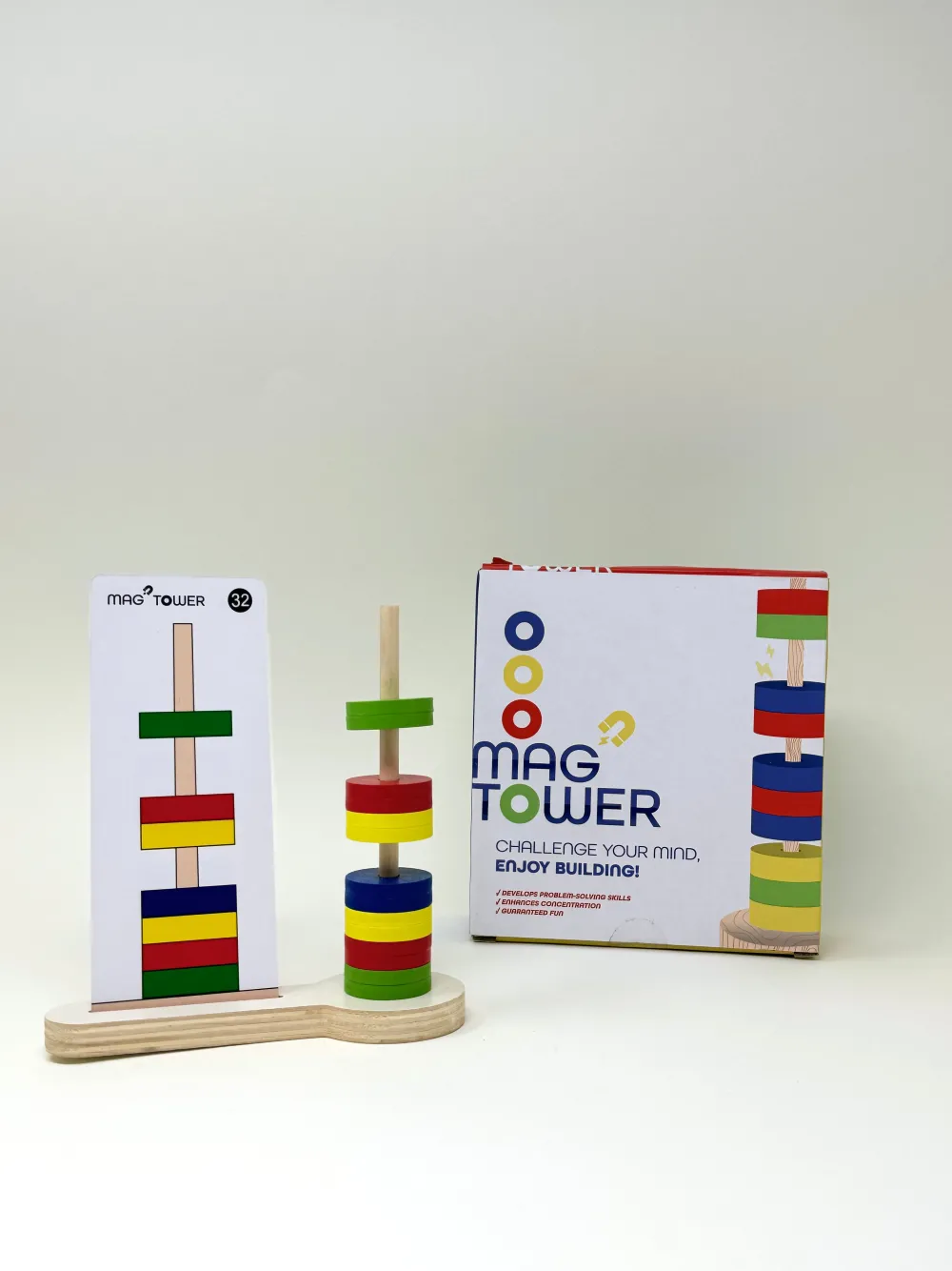 Juega Conmigo Mag Tower*Niños Juegos De Mesa Competitivos|Juegos De Mesa Cooperativos