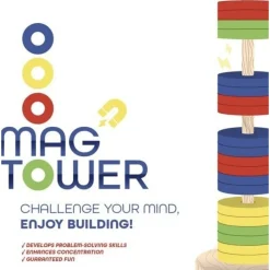 Juega Conmigo Mag Tower*Niños Juegos De Mesa Competitivos|Juegos De Mesa Cooperativos