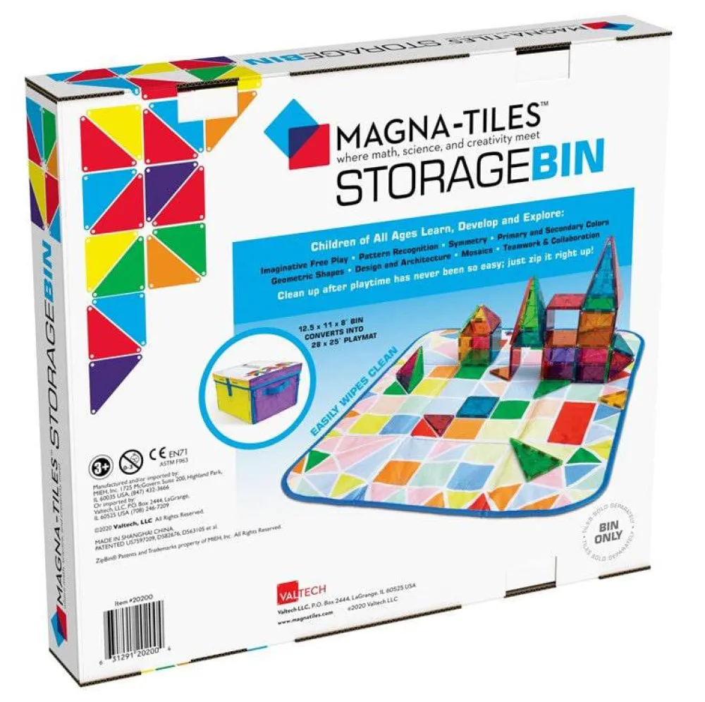 Magna Tiles Magna Contenedor de almacenaje*Niños Construcciones Magnéticas
