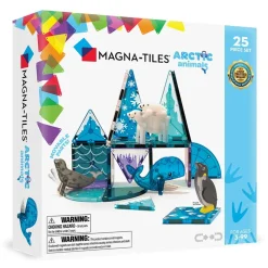 Magna Tiles Magna-T Artic Animals Set 25 piezas*Niños Construcciones Magnéticas