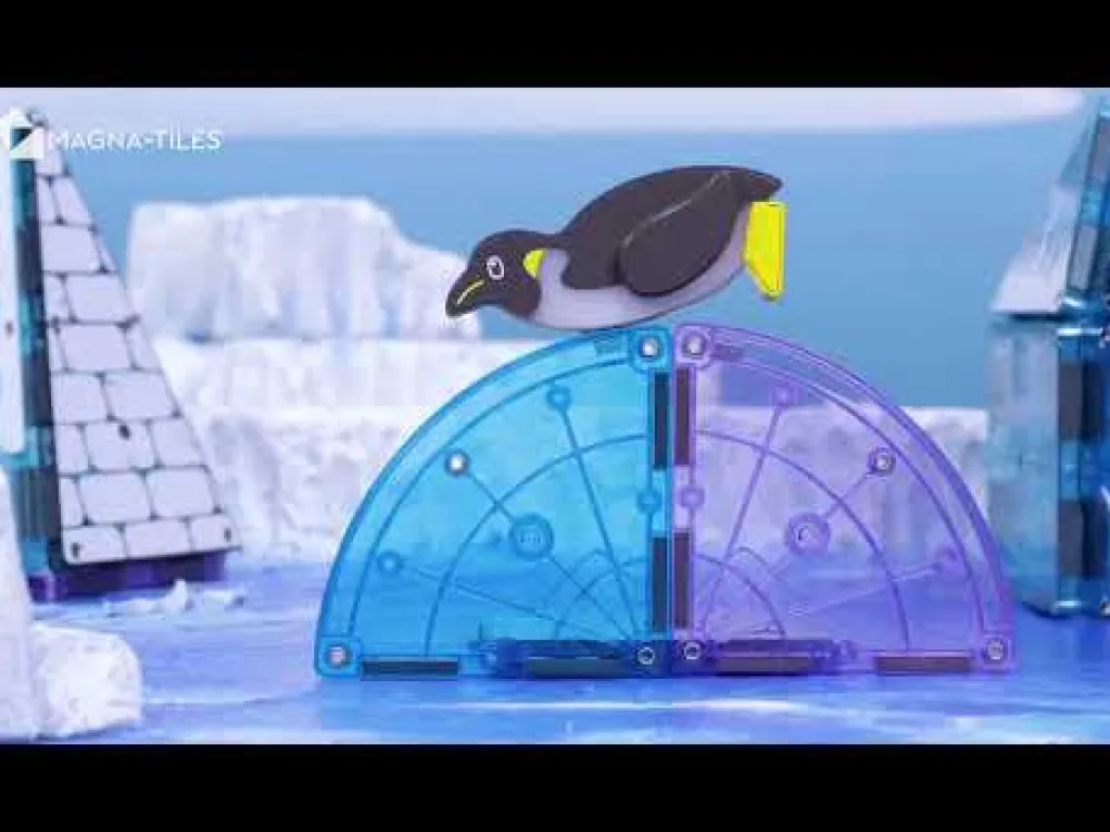 Magna Tiles Magna-T Artic Animals Set 25 piezas*Niños Construcciones Magnéticas
