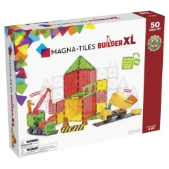 Magna Tiles Magna-T Builder XL Set 50 piezas*Niños Construcciones Magnéticas