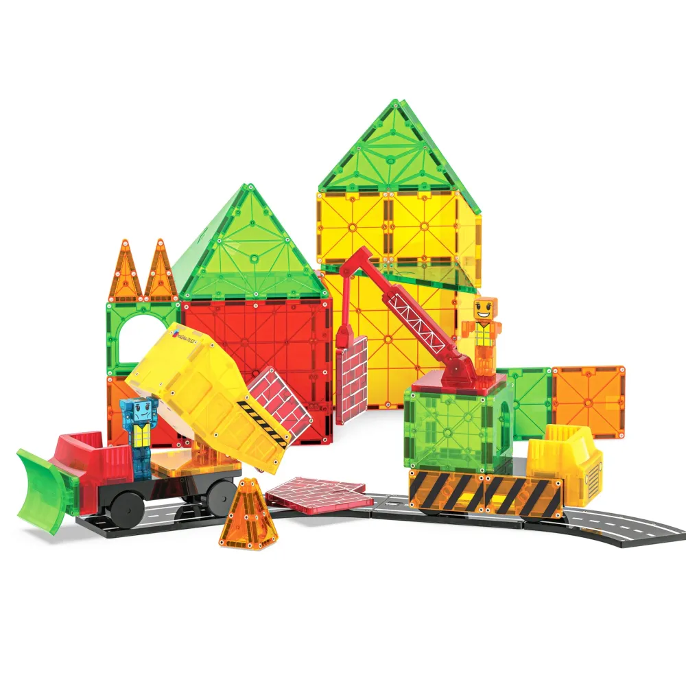 Magna Tiles Magna-T Builder XL Set 50 piezas*Niños Construcciones Magnéticas